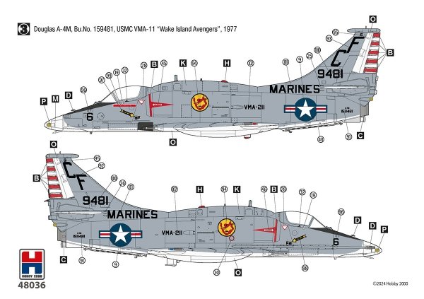 Hobby 2000 48036 Douglas A-4M Skyhawk 1/48