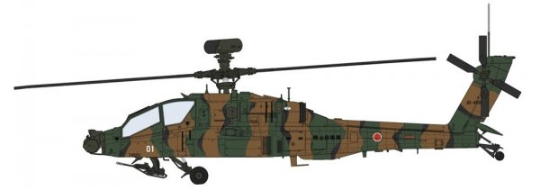 Hasegawa 07515 AH-64D Apache Longbow 'J.G.S.D.F. Detail Up Version' 1/48
