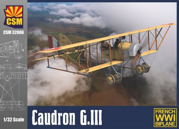 Copper State Models 32006 Caudron G.III French WWI Biplane 1/32