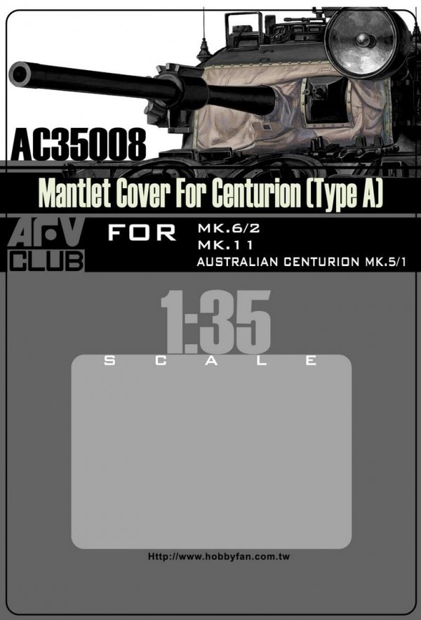 AFV Club AC35008 Mantlet Cover for Centurion A 1/35