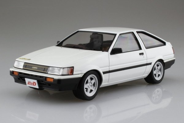 Aoshima 05963 1/24 Initial-D#10 Takeuchi Itsuki AE85 Levin (Toyota)