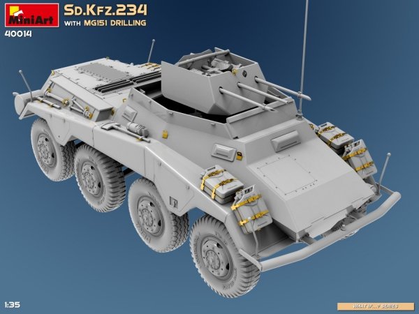 Mini Art 40014 Sd.Kfz. 234 with MG151 Drilling 1/35