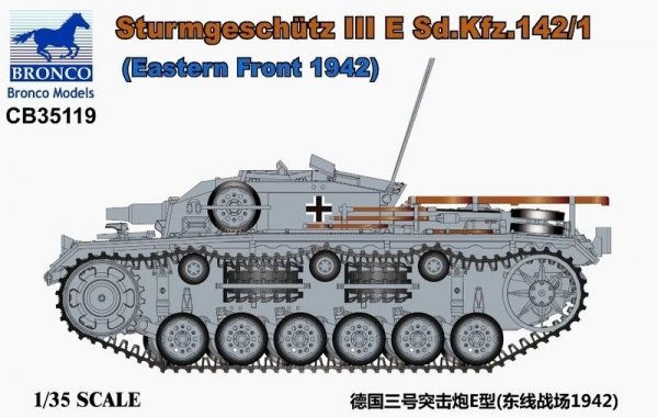 Bronco CB35119 Sturmgeschutz III E SdKfz 142/1 EF