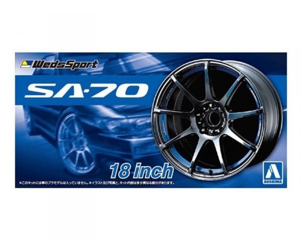 Aoshima 05463 1/24 TP#72 Weds Sports SA-70 18inch