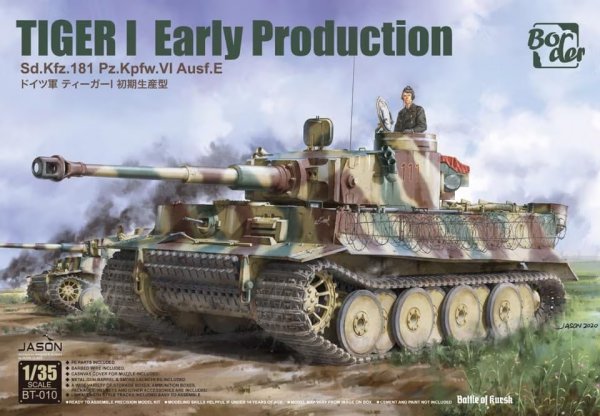 Border Model BT-010 Tiger I Early Production Sd.Kfz.181 Pz.Kpfw.VI Ausf.E 1/35