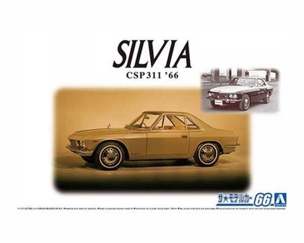 Aoshima 06228 1/24 MC#66 Nissan CSP311 Silvia &#039;66
