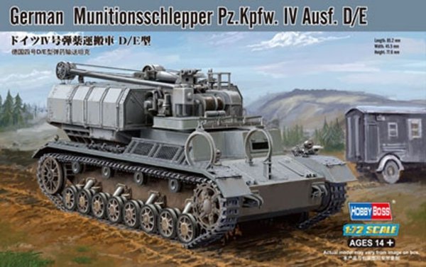 Hobby Boss 82907 1/72 German Munitionsschlepper Pz.Kpfw. IV Ausf. D/E 82907