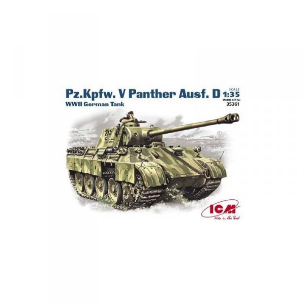 Icm 35361Pzkpfw V Panther D    1/35