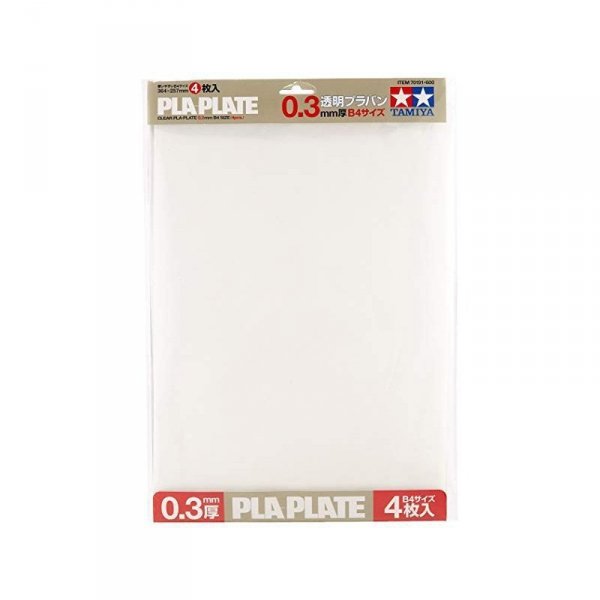 Tamiya 70191 Clear Pla-Plate 0.3mm B4 *4