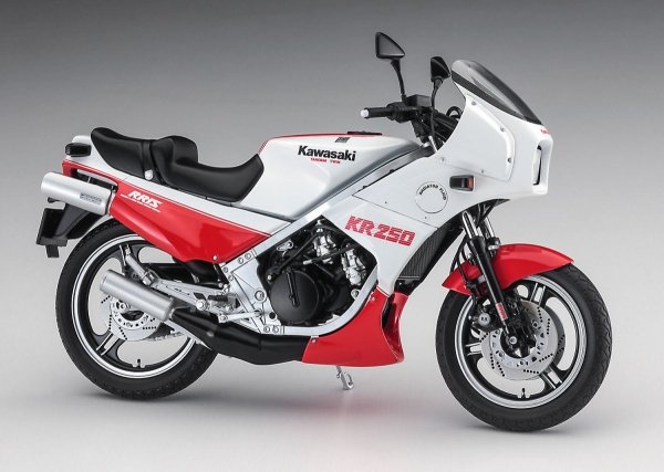 Hasegawa 21745 Kawasaki KR250 &quot;White/Red Color&quot; (1984) 1/12