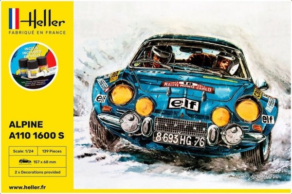 Heller 56745 Starter Set - Alpine A 110