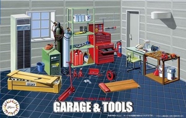 Fujimi 116358 1/24 Garage and Tool