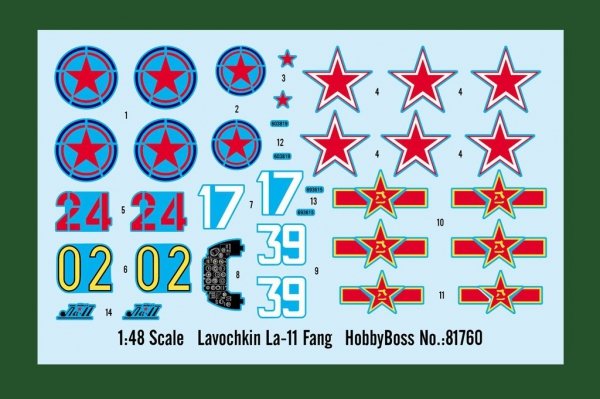 Hobby Boss 81760 Lavochkin La-11 Fang