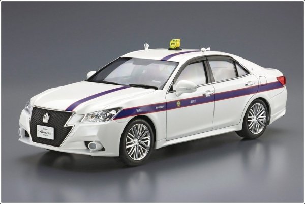 Aoshima 06225 1/24 MC#SP03 Toyota AWS210 Crown Athlete '13 Tokyo Individual Taxi Cooperative