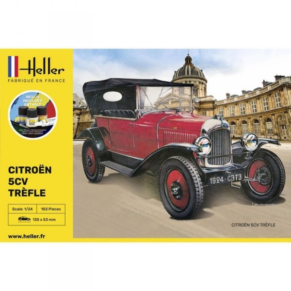 Heller 56702 Starter Kit - Citroen 5CV Trefle