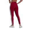 Legginsy damskie adidas Loungewear Essentials 3-Stripes czerwone HD1826 rozmiar:L