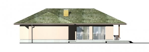 Projekt nowoczesnego domu parterowego DG25L
