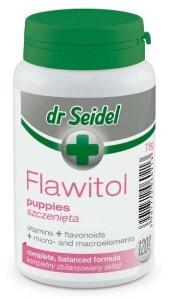 dr Seidel Flawitol puppies 120 tab. 