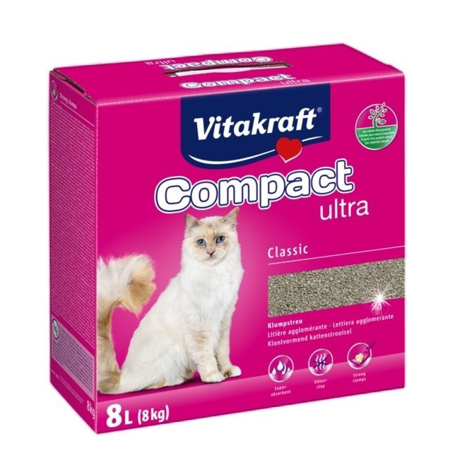 Mag. Suwak: Vitakraft Compact Ultra 8kg żwirek bentonitowy dla kotów