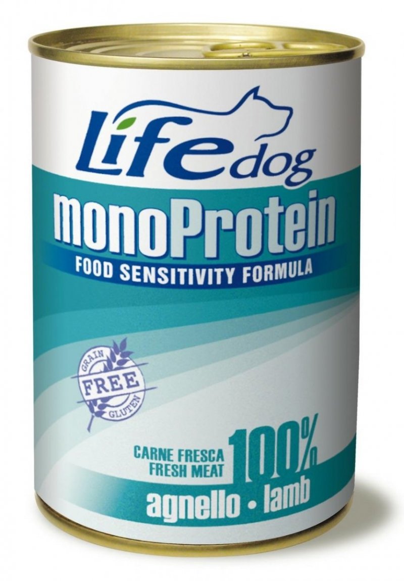 Life dog Monoprotein Jagnięcina 400g puszka Mokra karma dla Psów