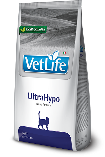 Farmina Vet Life Ultrahypo 2kg dietetyczna sucha karma dla kotów z nietolerancją pokarmową