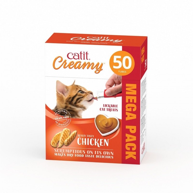 Catit Creamy MEAGpack Kurczak 50x10g Kremowy przysmak dla kota CH-4610