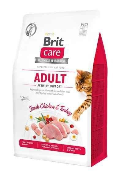 Brit Care Activity Support GF 2kg dla aktywnych kotów