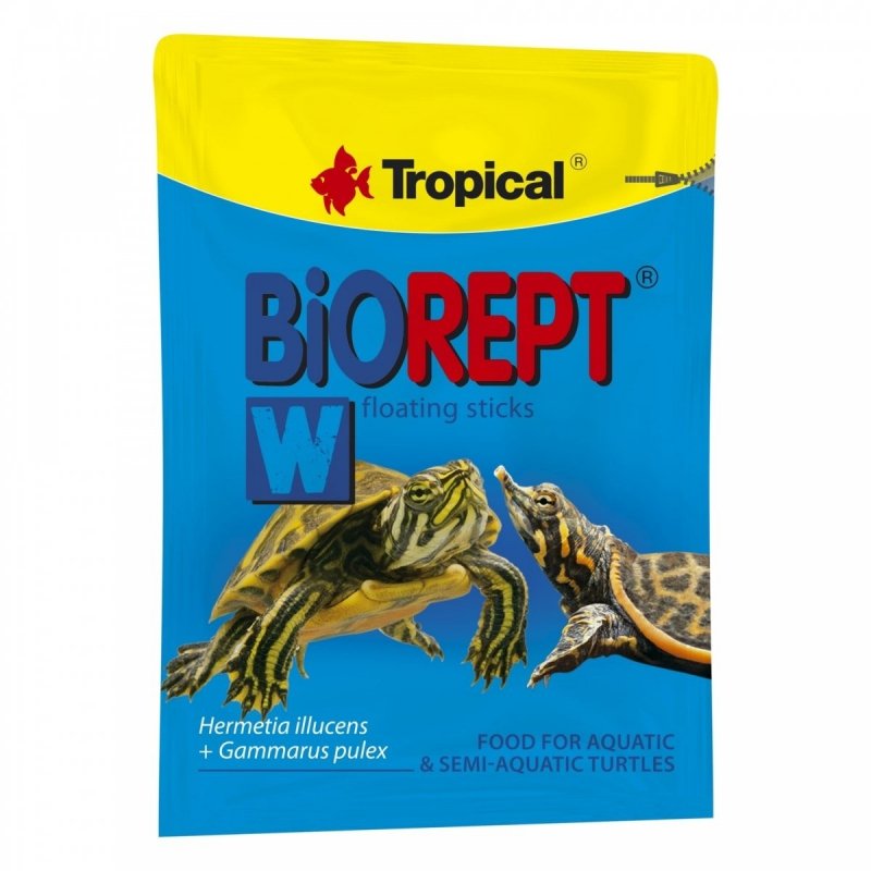 Tropical Biorept W saszetka 20g pałeczki Pokarm dla Żółwi wodnych