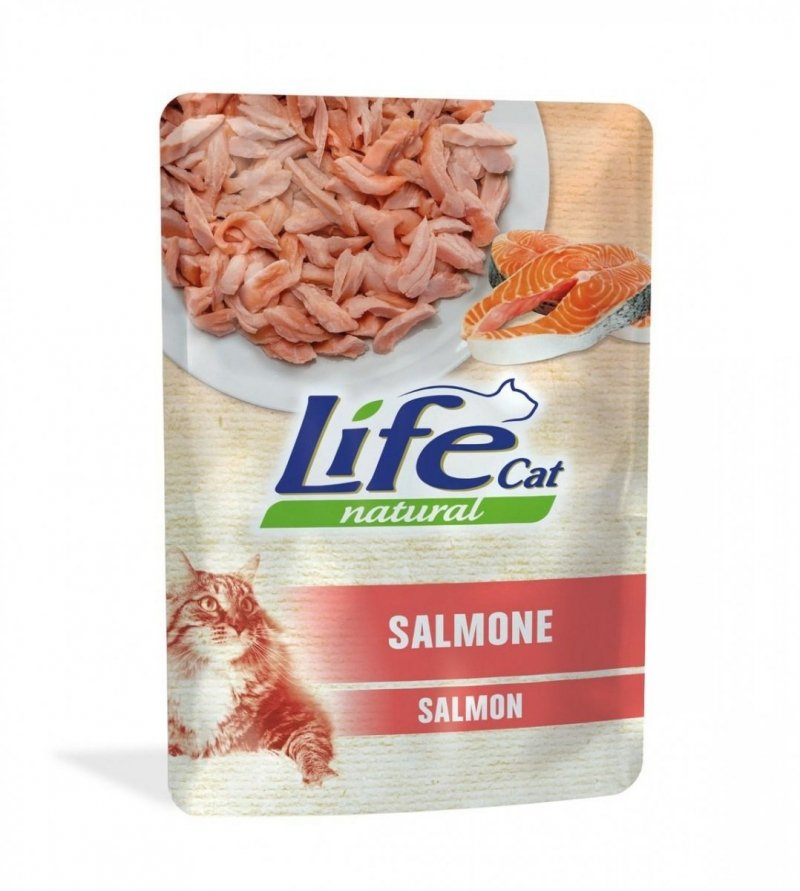 Life natural cat Łosoś 70g saszetka Mokra karma dla Kotów