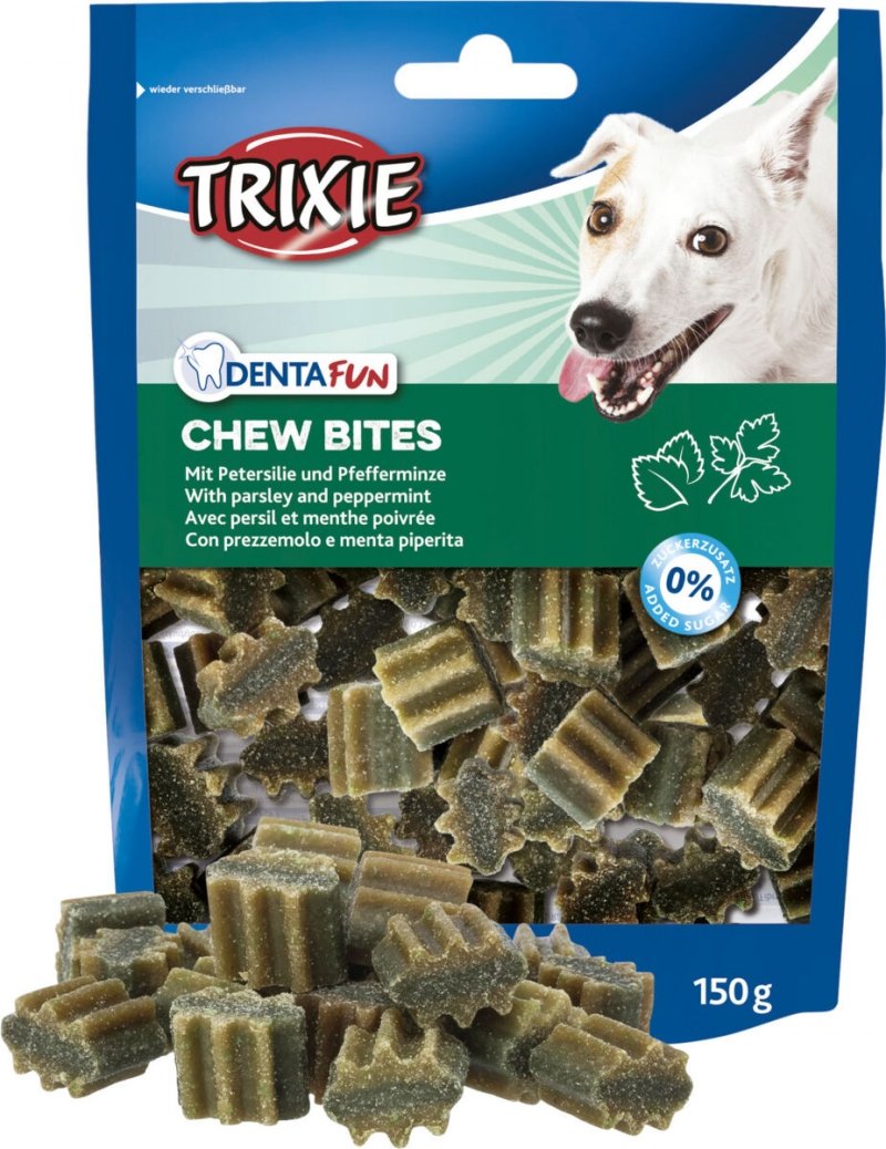 Trixie Premio Denta Fun Chew Bites 150g Przysmak dentystyczny z pietruszką i miętą dla psa TX-31501