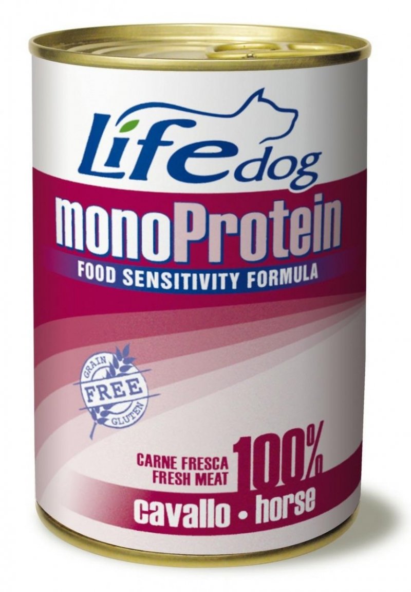 Life dog Monoprotein Konina 400g puszka Mokra karma dla Psów