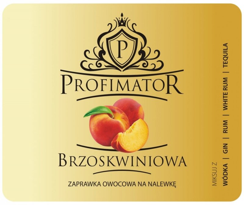 Bezalkoholowy koncentrat do przygotowywania napojów alkoholowych BRZOSKWINIA box 9x300ml