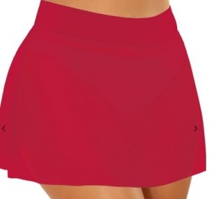 Spódniczka plażowa D 98B Skirt 4 czerwona