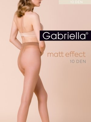 Rajstopy cienkie matowe Matt Effect 10 den Dona Gabriella Nero