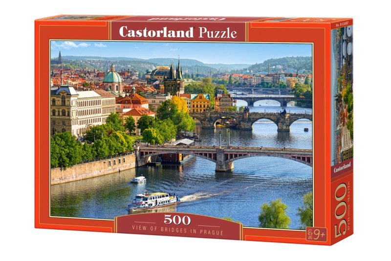 Puzzle 500 Widok na mosty Pragi  B-53087