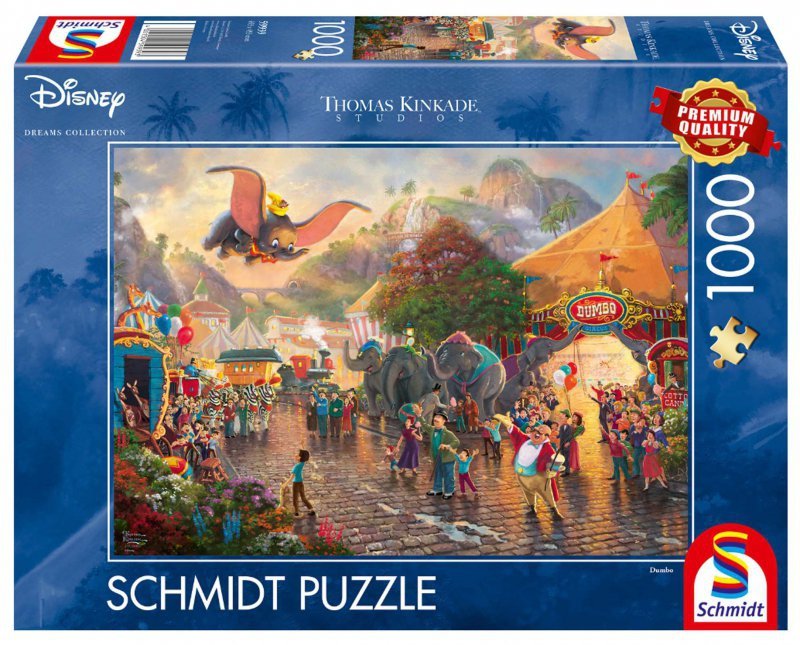 Puzzle 1000 PQ Słoń Dumbo Disney T. Kinkade 110793