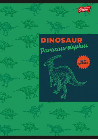 Zeszyt A5 16K linia podwójna DINOSAUR PAKIET 15 SZTUK