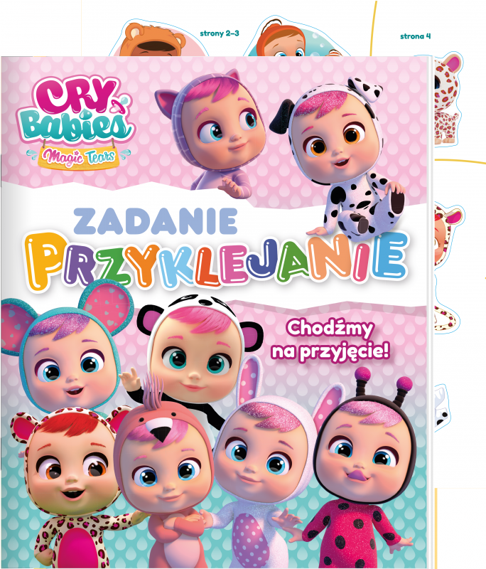 Chodźmy na przyjęcie! Cry babies. Zadanie Przyklejanie