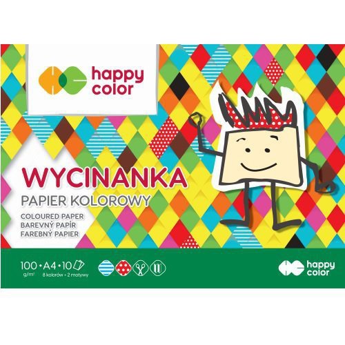 Papier kolorowy A4 Happy Color pakiet 10sztuk