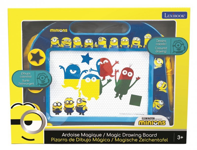 Wielokolorowa tablica magnetyczna Minionki z akcesoriami A5 CRDES550