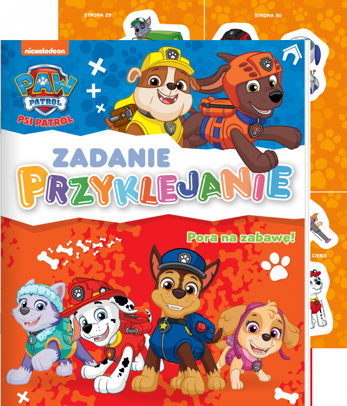Pora na zabawę! Psi Patrol. Zadanie Przyklejanie