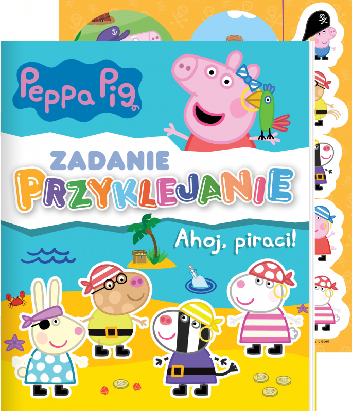 Ahoj, piraci! Świnka Peppa. Zadanie Przyklejanie