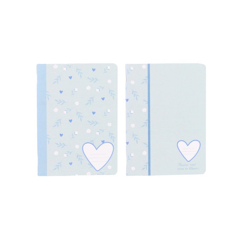 Paczka zeszyt A4 48k.linia Sweet Blue mix pakiet 5 sztuk