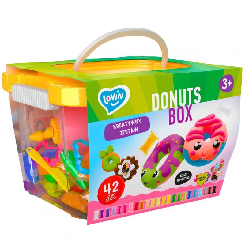 Ciastolina lekka TM Lovin Donuts Box +akcesoria
