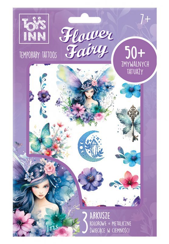 Tatuaże Flower Fairy Iris STN 9315