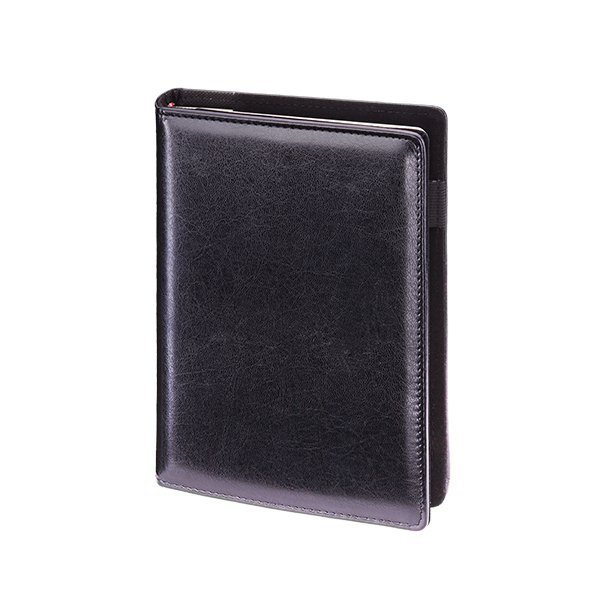 Planner A5 dzienny czarny z wymiennym wkładem PLR38B-25