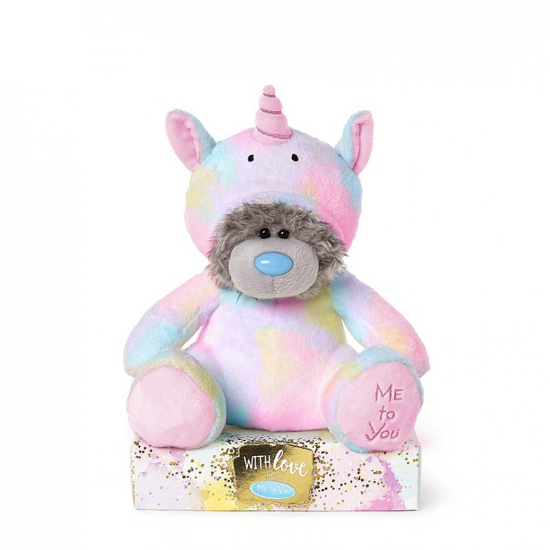 Maskotka Miś Jednorożec 18 cm