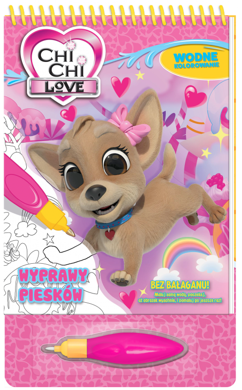 Wyprawy piesków. Chi Chi Love. Wodne kolorowanie