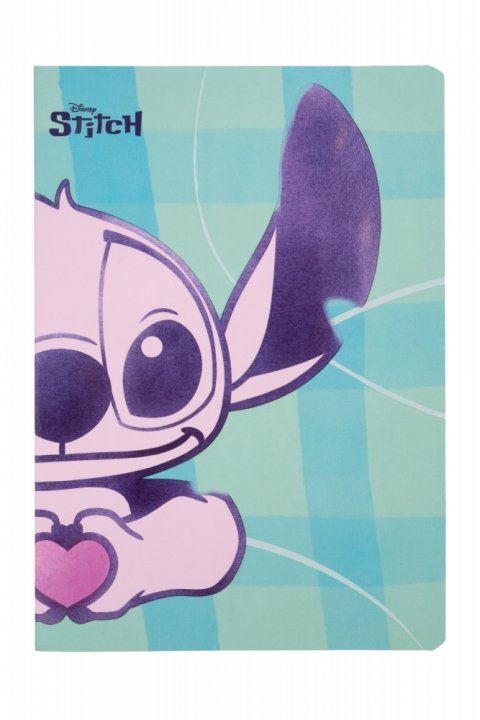 Zeszyt A5 60k.Inia Disney Fashion Stitch pastel wzór 1