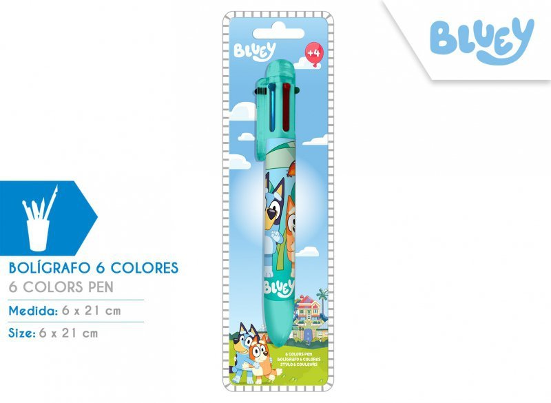 Długopis Bluey 6 kolorów BY00002